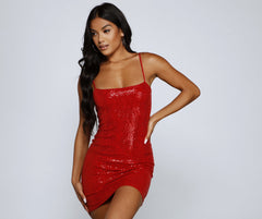 Daring Diva Sequin Mini Dress Oshnow