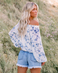 Discovery Floral Off The Shoulder Blouse Oshnow