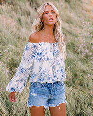 Discovery Floral Off The Shoulder Blouse Oshnow