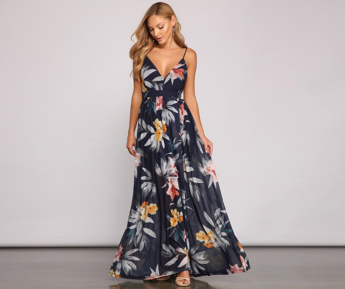 Dreamy Vacay Vibes Maxi Dress Oshnow