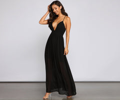 Effortless Beauty Chiffon Maxi Dress Oshnow