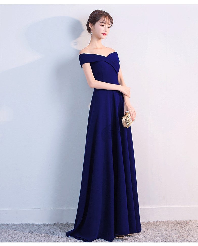 Ella off-the-shoulder gown Oshnow