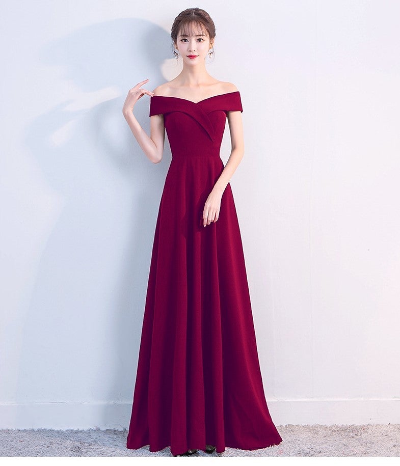 Ella off-the-shoulder gown Oshnow