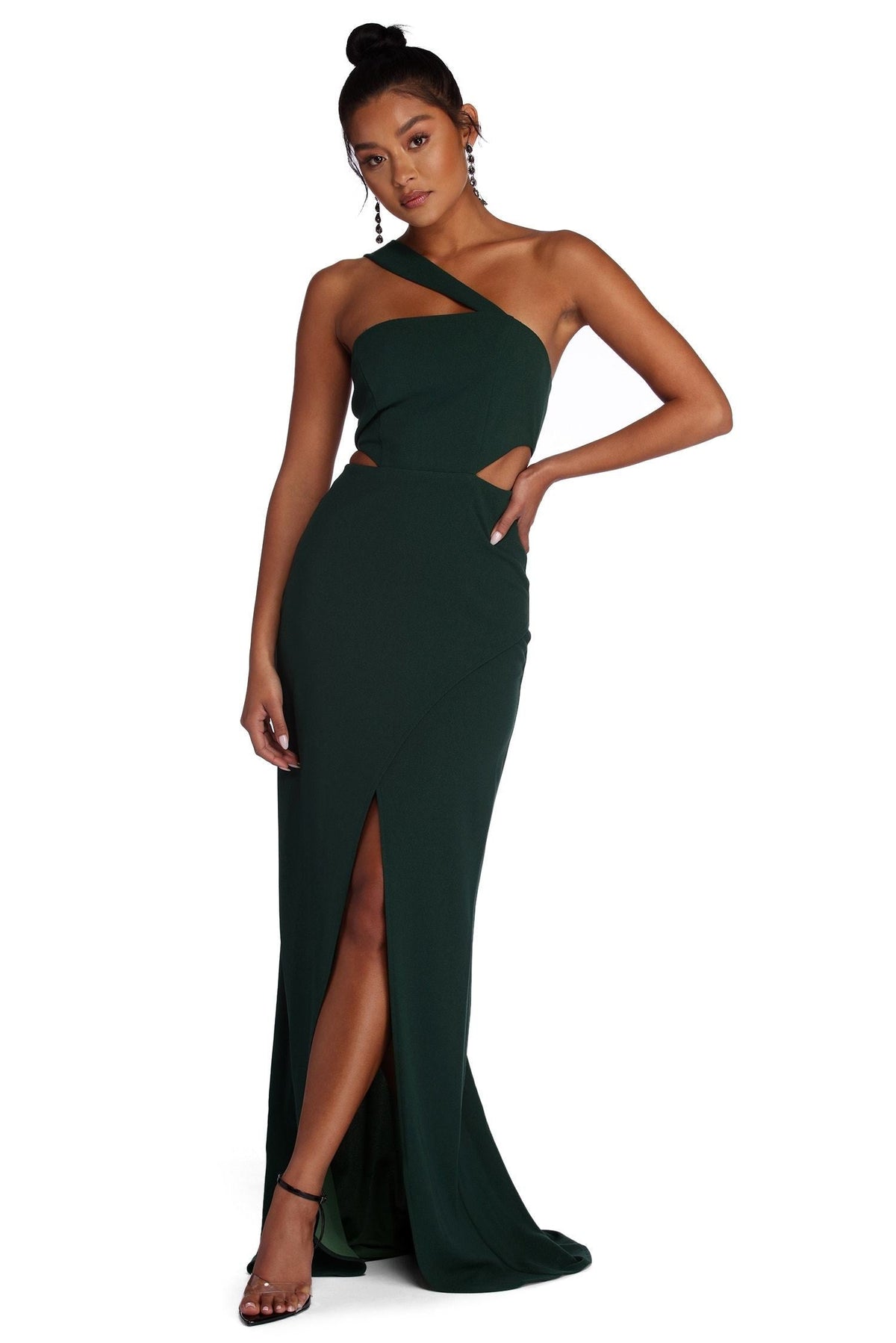 Erica Formal One Shoulder Dress Oshnow