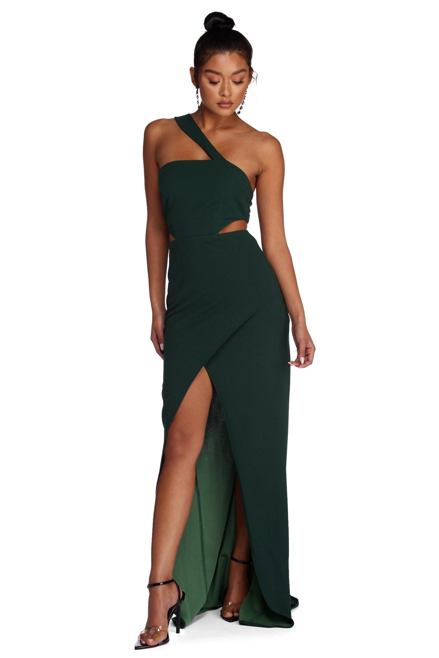 Erica Formal One Shoulder Dress Oshnow