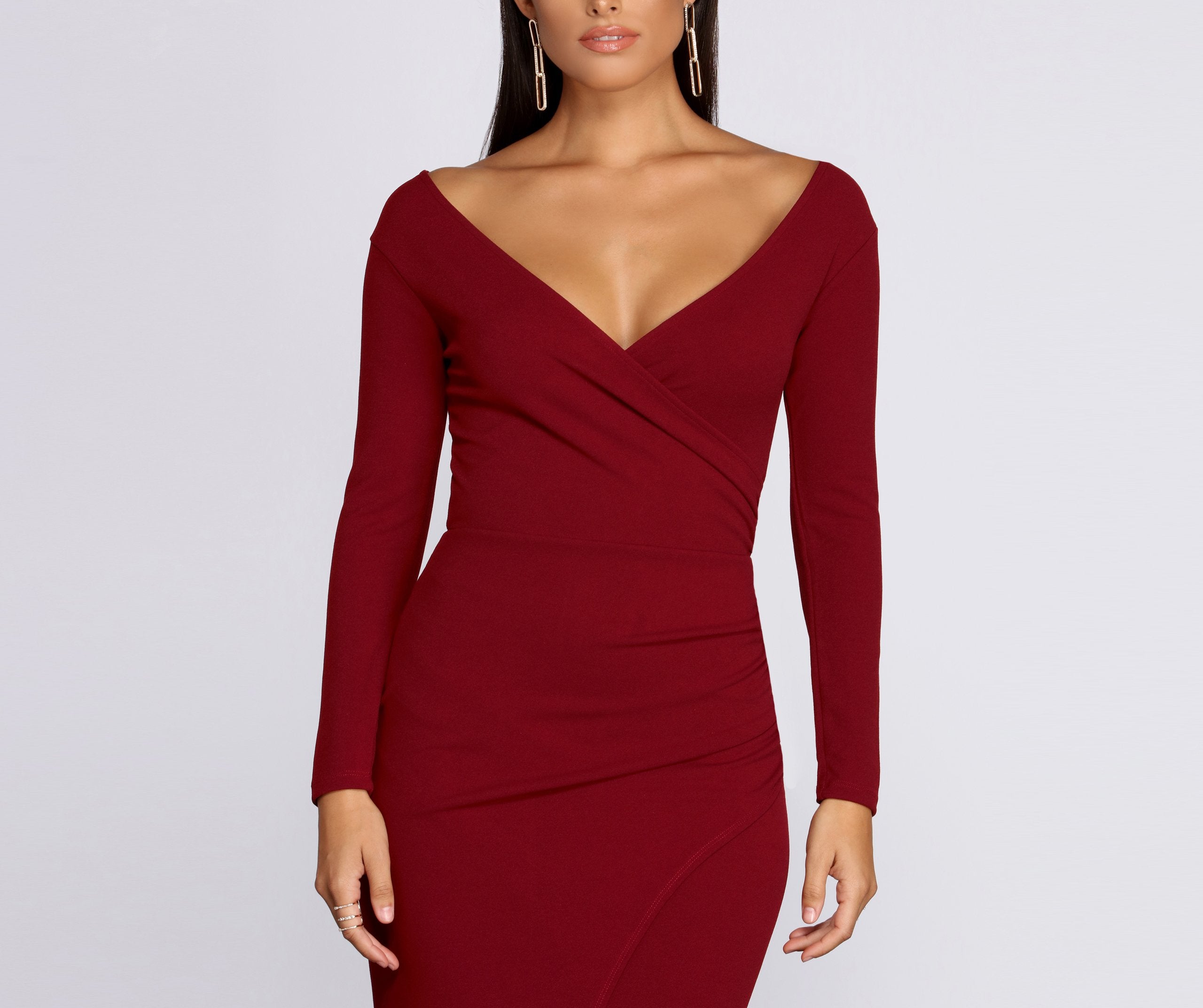 Eva Off The Shoulder Mermaid Dress Oshnow