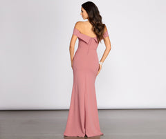 Everylynn Formal Wrap Mermaid Dress Oshnow