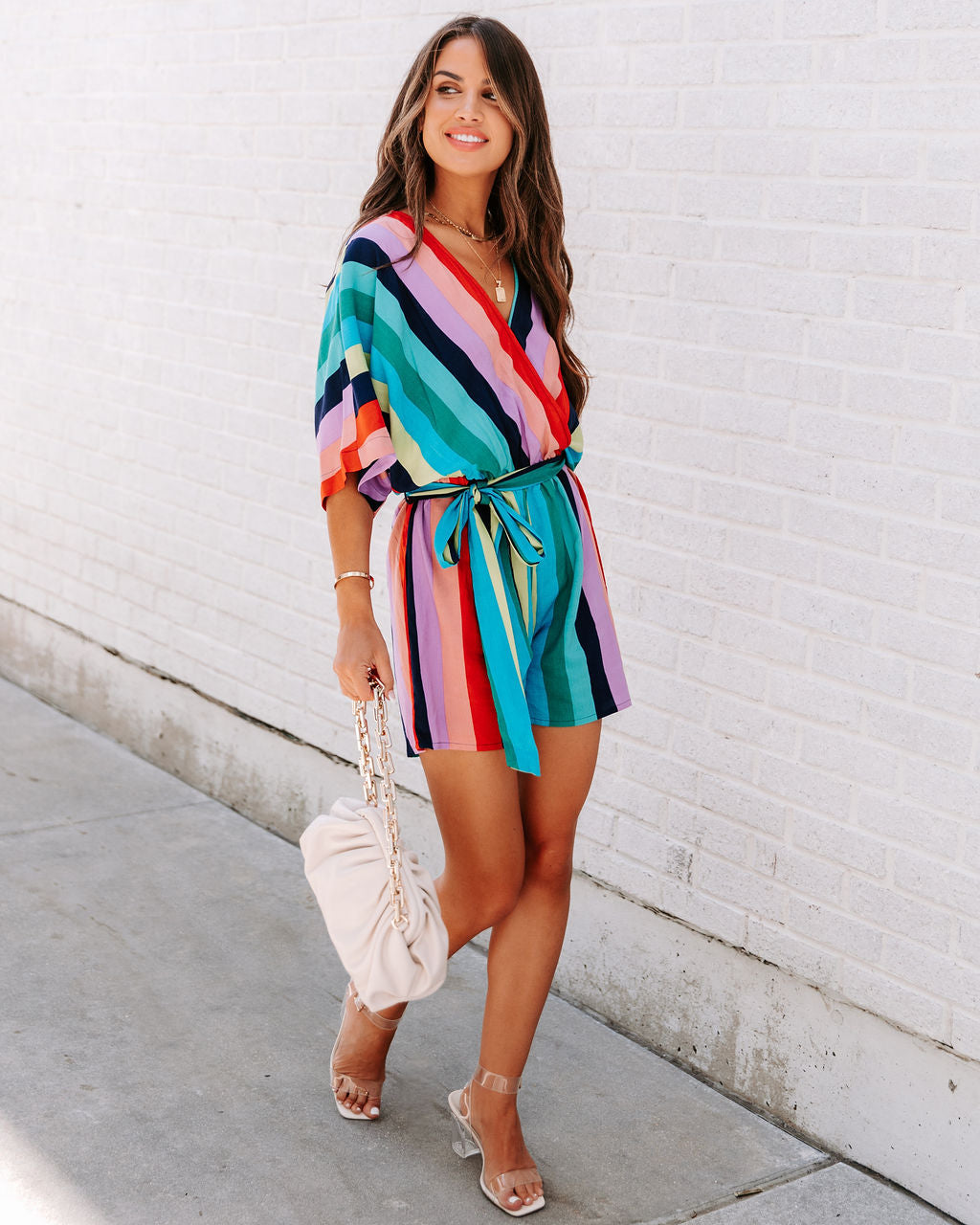 Chasing Rainbows Kimono Romper