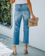 Beverly High Rise Distressed Denim - SALE 