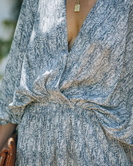 Beacon Pocketed Printed Kimono Romper