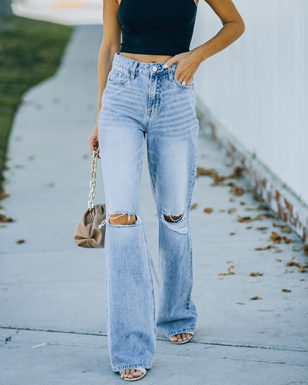 Nia High Rise 90'S Flare Denim