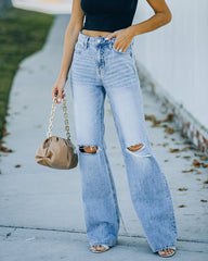 Nia High Rise 90'S Flare Denim