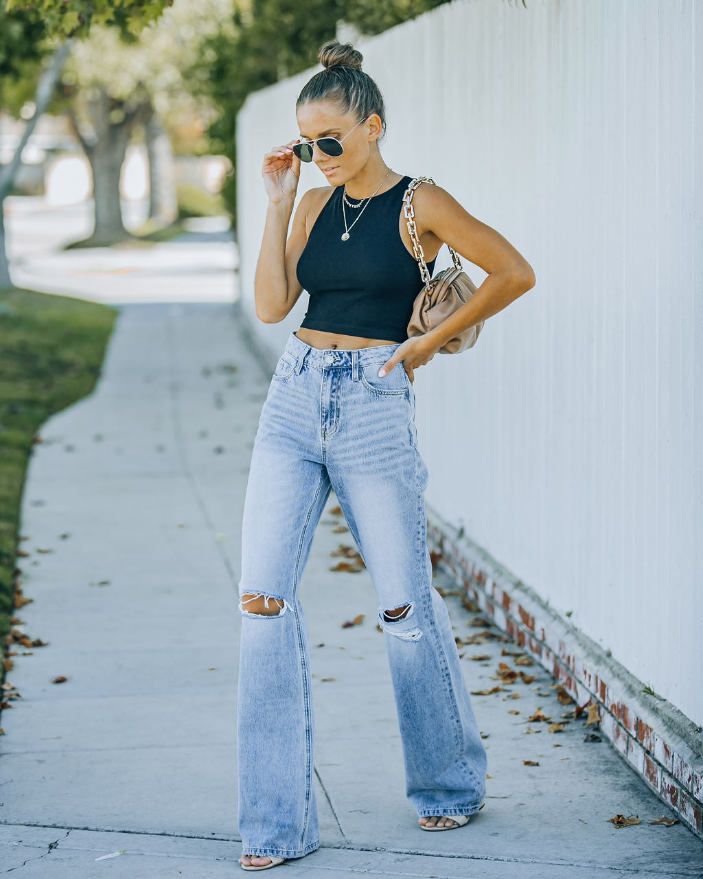 Nia High Rise 90'S Flare Denim