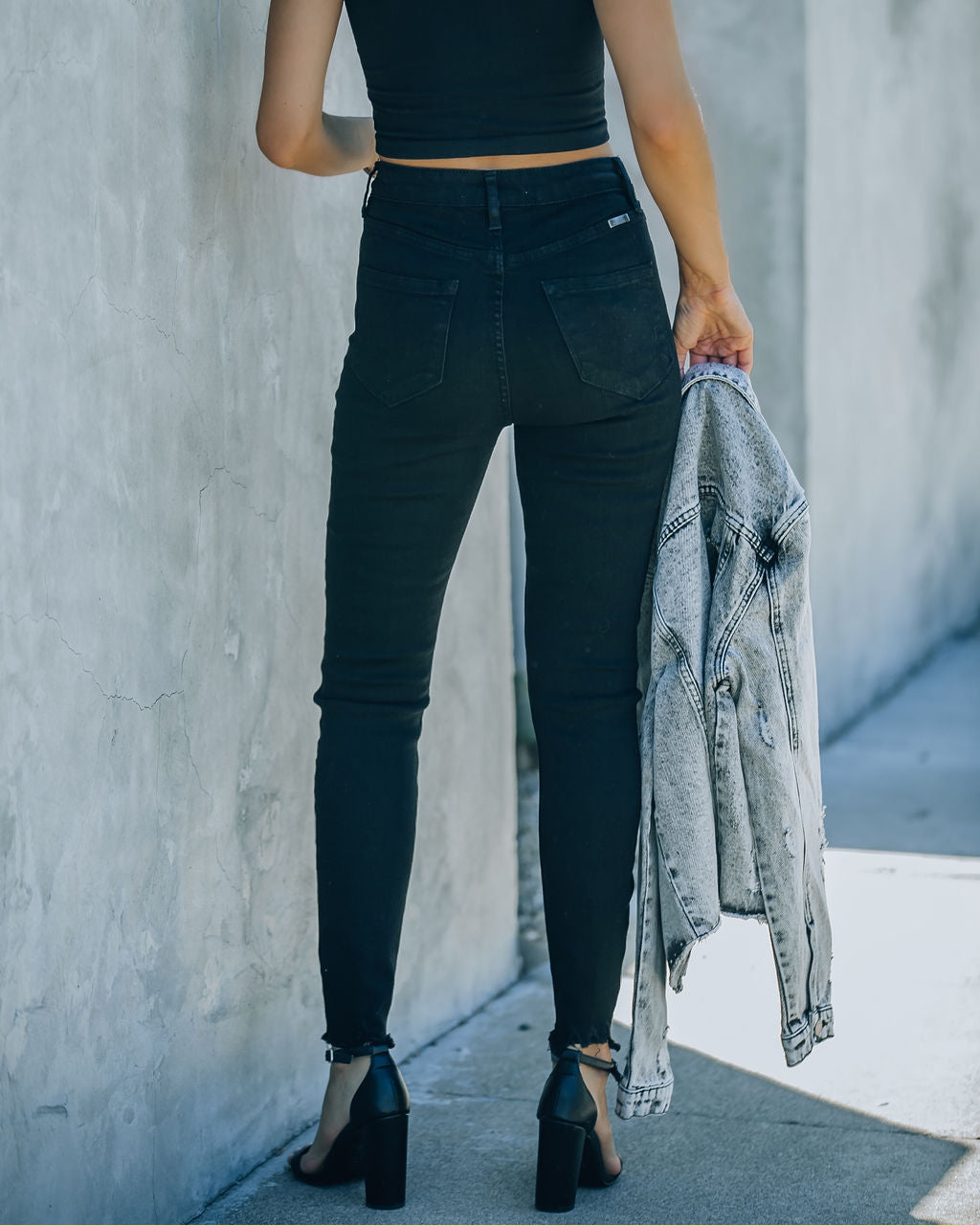 Big Easy High Rise Black Skinny