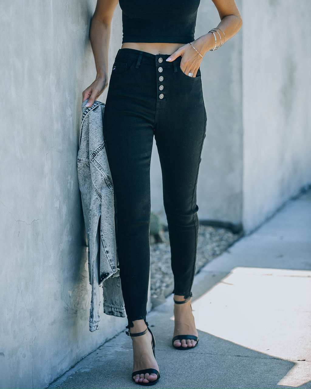 Big Easy High Rise Black Skinny