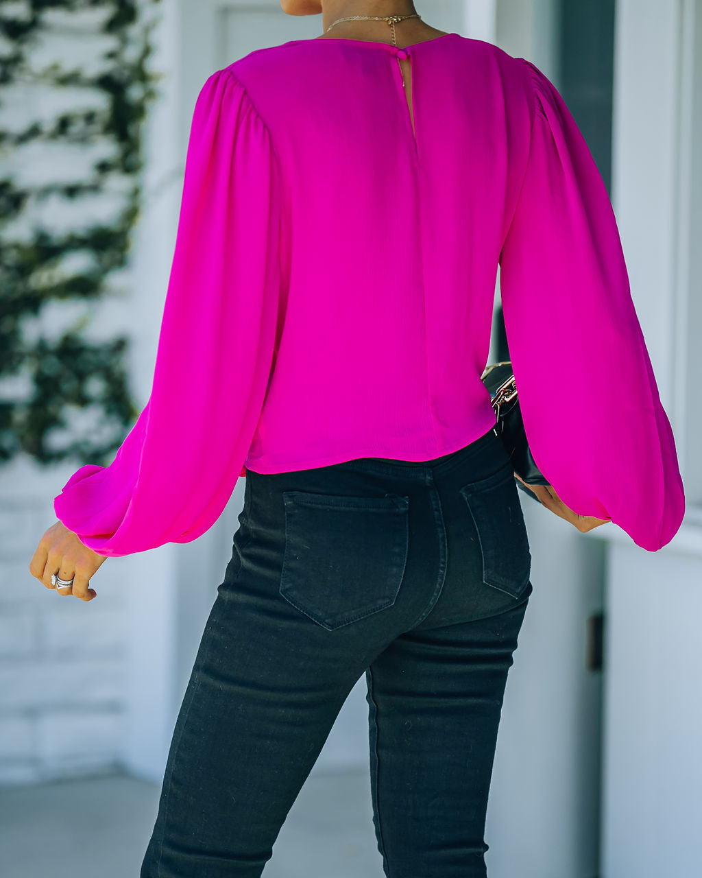 Feeling Freesia Tie Blouse Oshnow