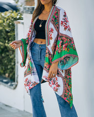 Fitzpatrick Floral Printed Kimono Oshnow