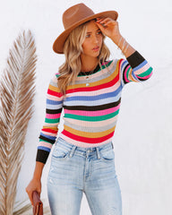 Free To Love Striped Sweater Oshnow