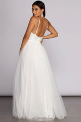 Graciela Heat Stone Tulle Gown Oshnow