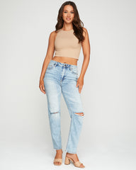 Morgan High Rise Mom Jeans