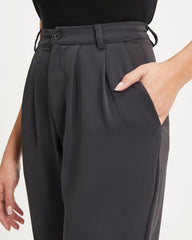 Harris Pocketed Trousers - Dark Grey Oshnow