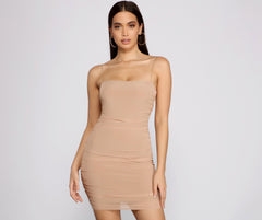 Haute Mesh Mini Dress Oshnow