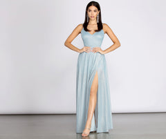 Holland Glitter A-Line Dress Oshnow