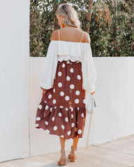 Irving Polka Dot Midi Skirt