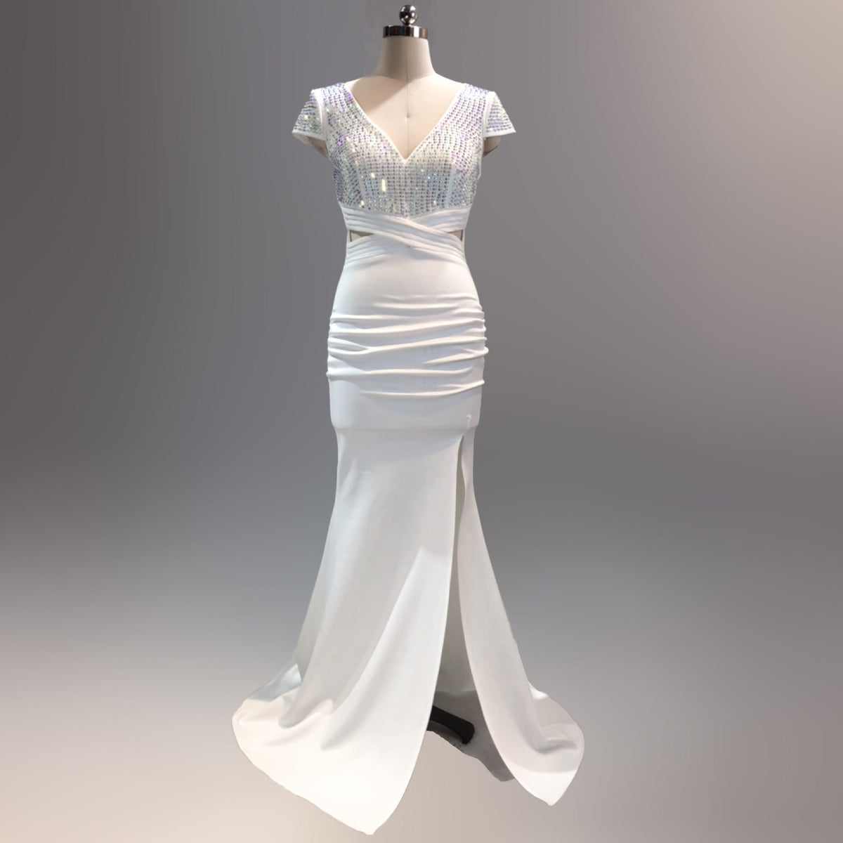 Isabella Formal High Slit Dress Oshnow