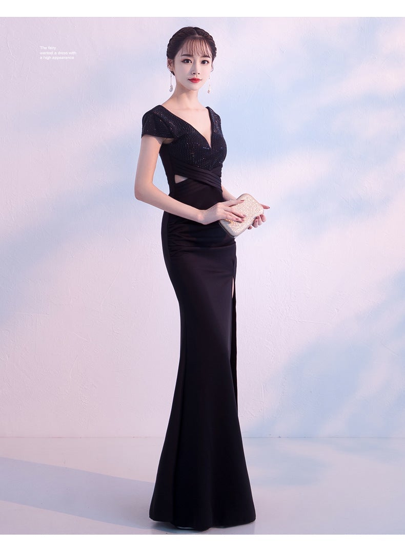 Isabella Formal High Slit Dress Oshnow
