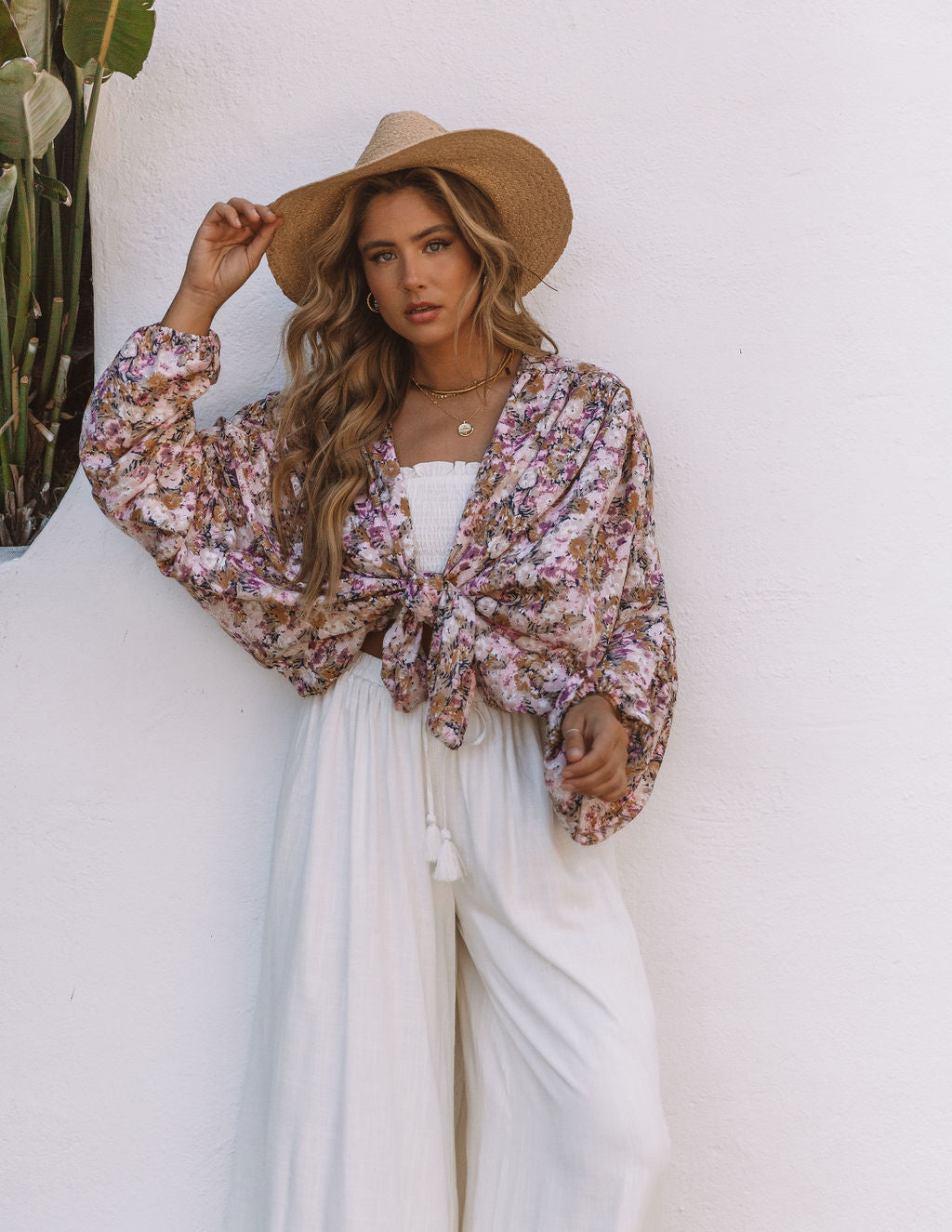 Janna Floral Print Kimono Oshnow