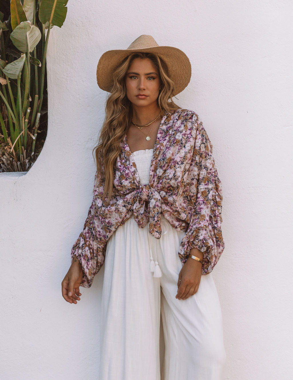 Janna Floral Print Kimono Oshnow