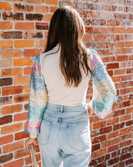 Joyful Sequin Knit Top Oshnow