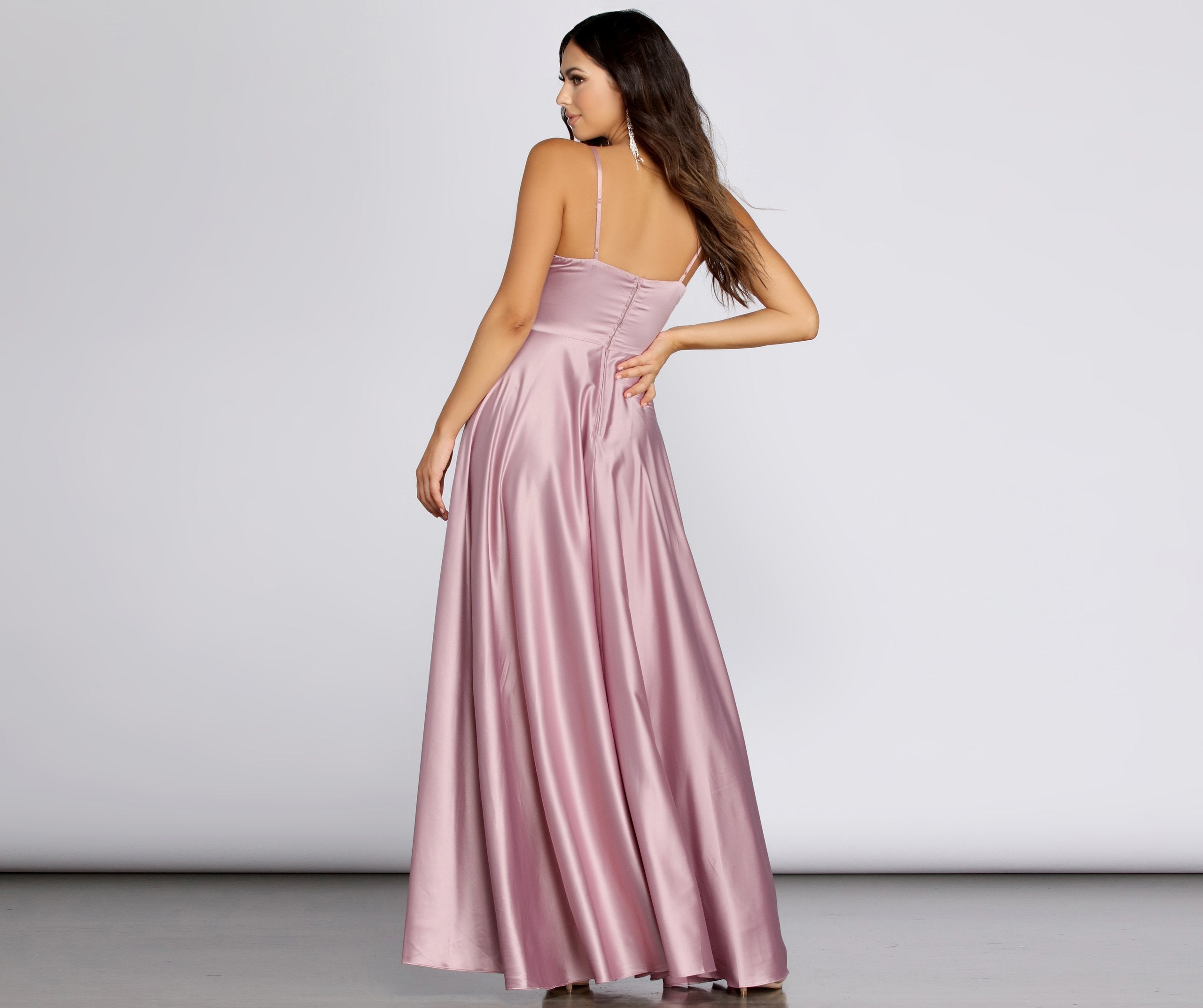 Juliet Formal High Slit Dress Oshnow