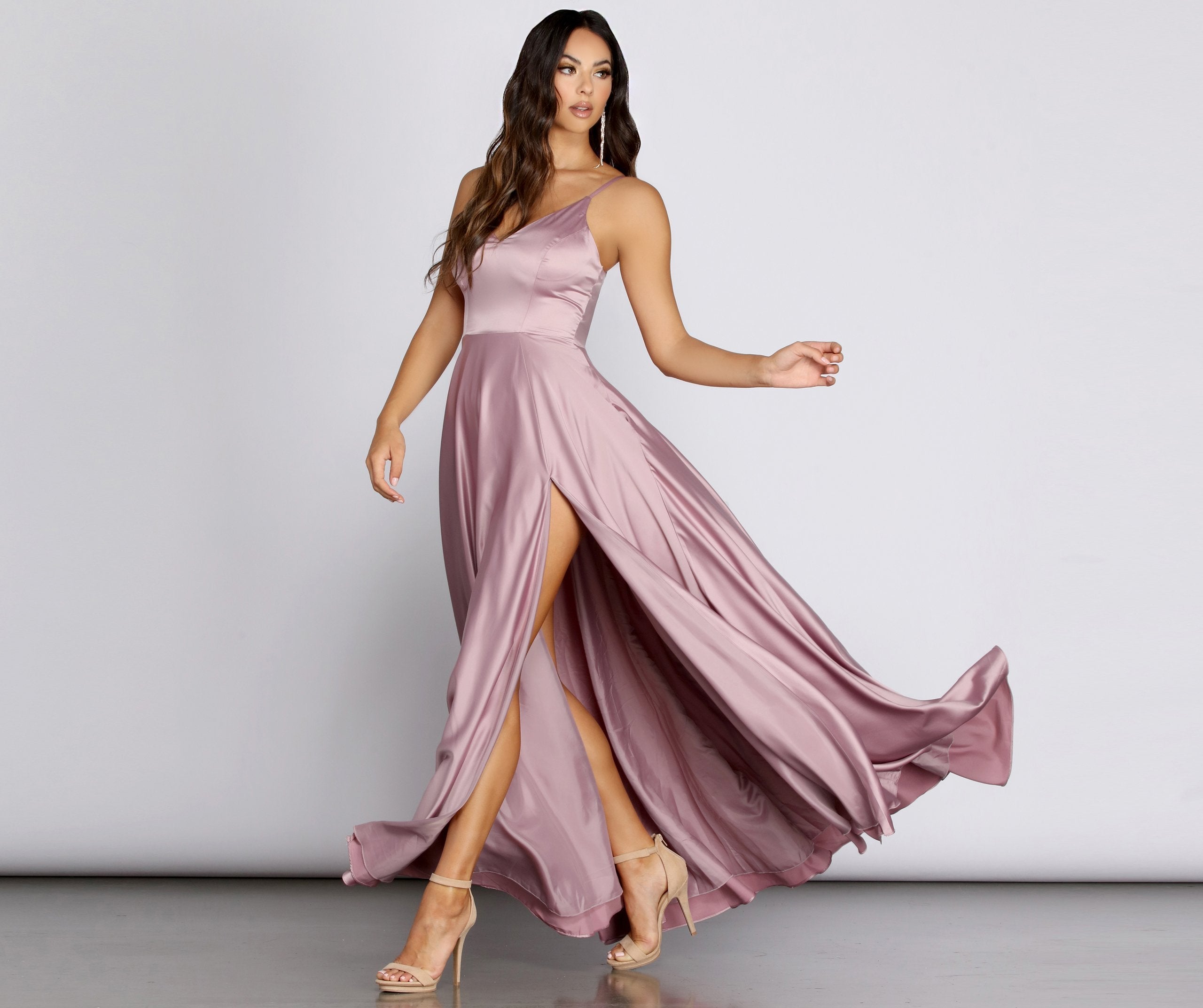 Juliet Formal High Slit Dress Oshnow