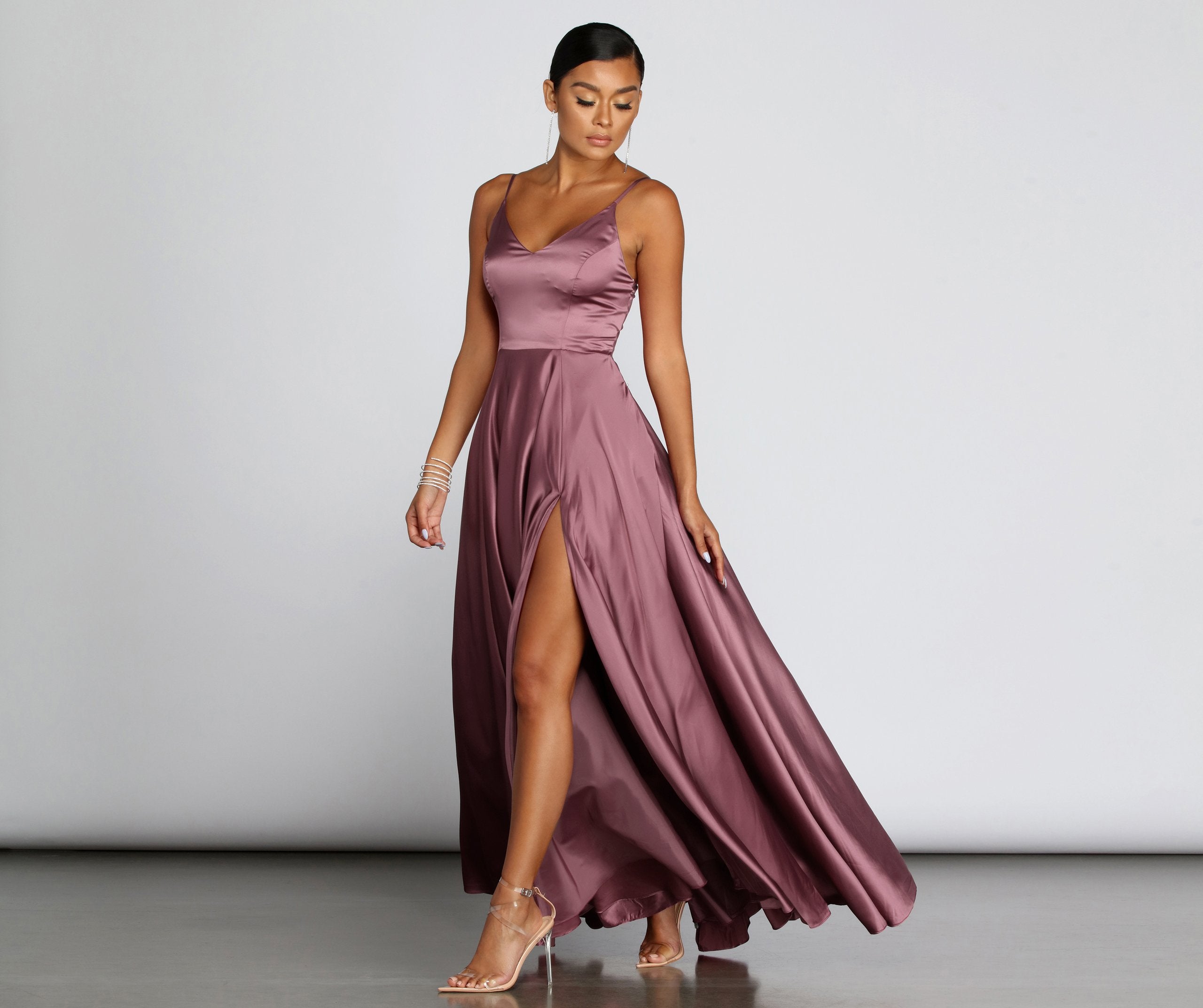 Juliet Formal High Slit Dress Oshnow