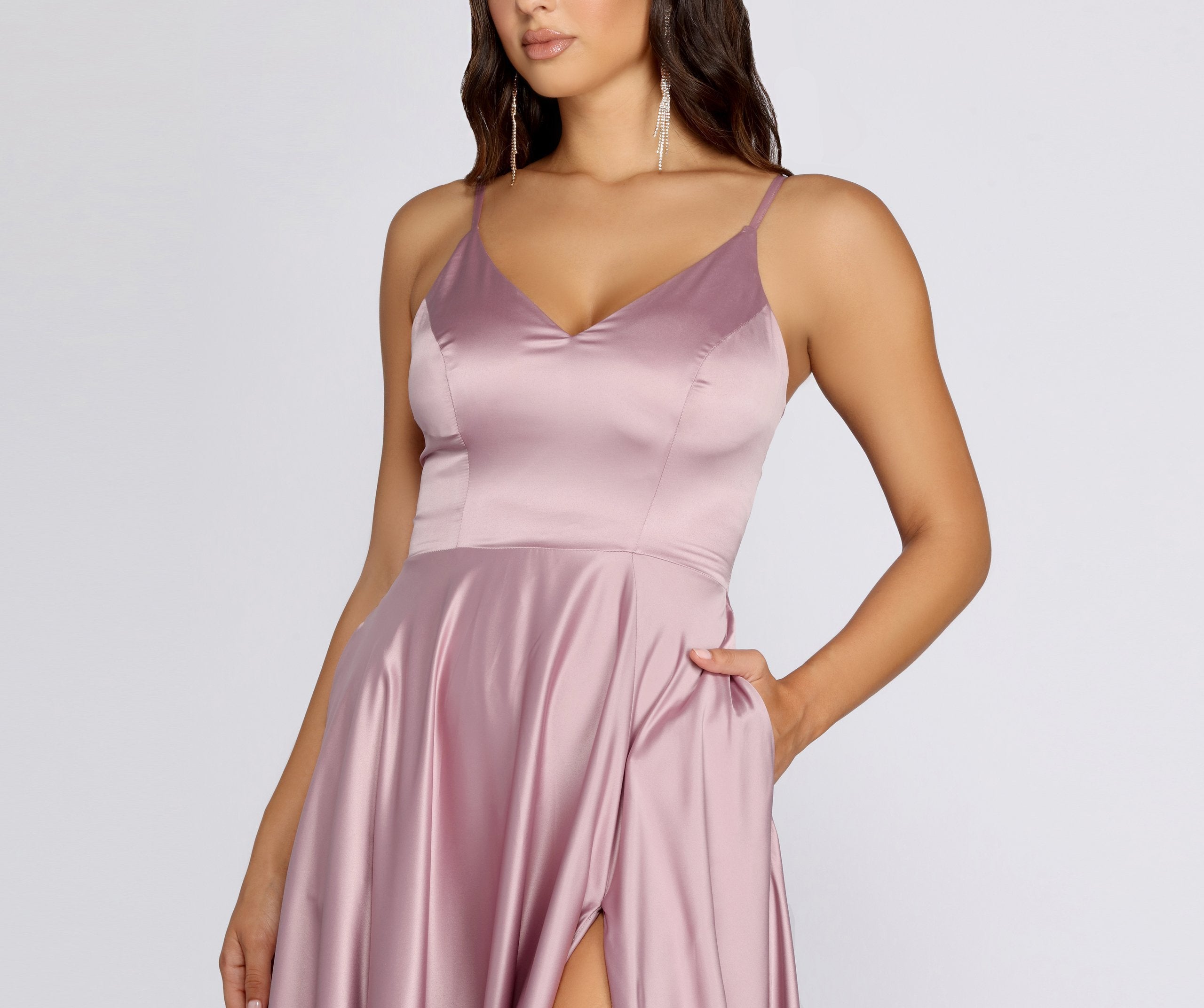 Juliet Formal High Slit Dress Oshnow