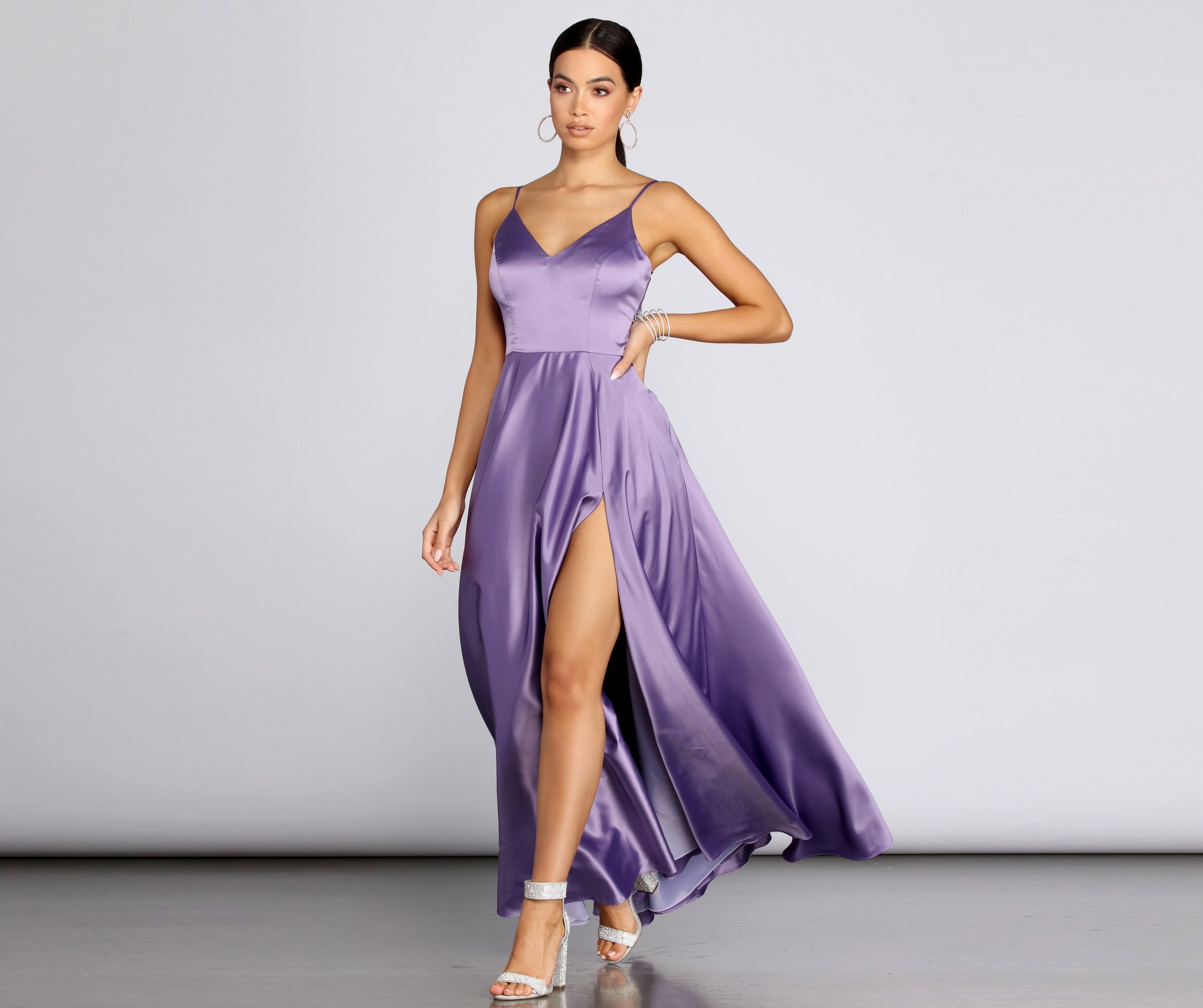 Juliet Formal High Slit Dress Oshnow