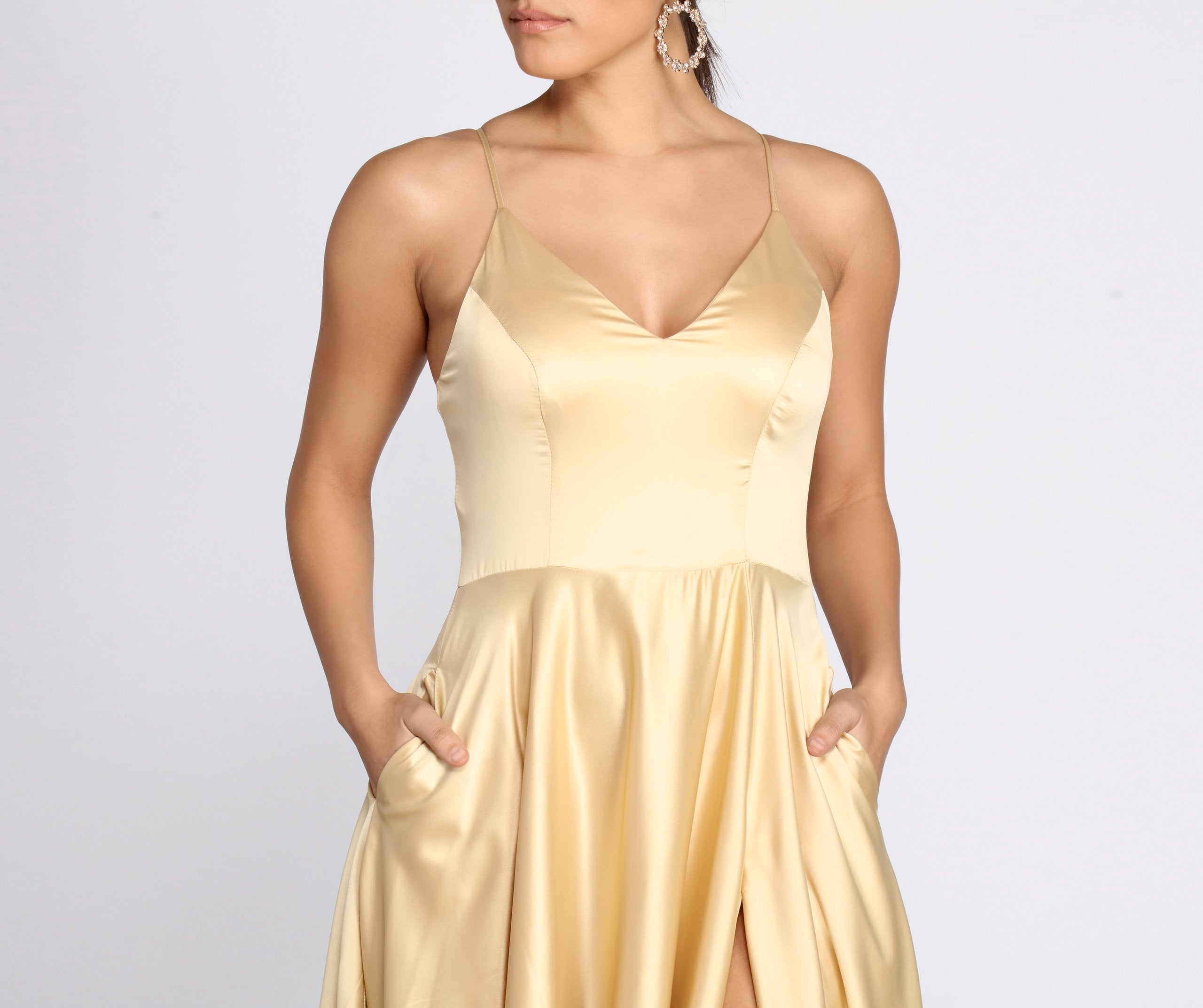 Juliet Formal High Slit Dress Oshnow