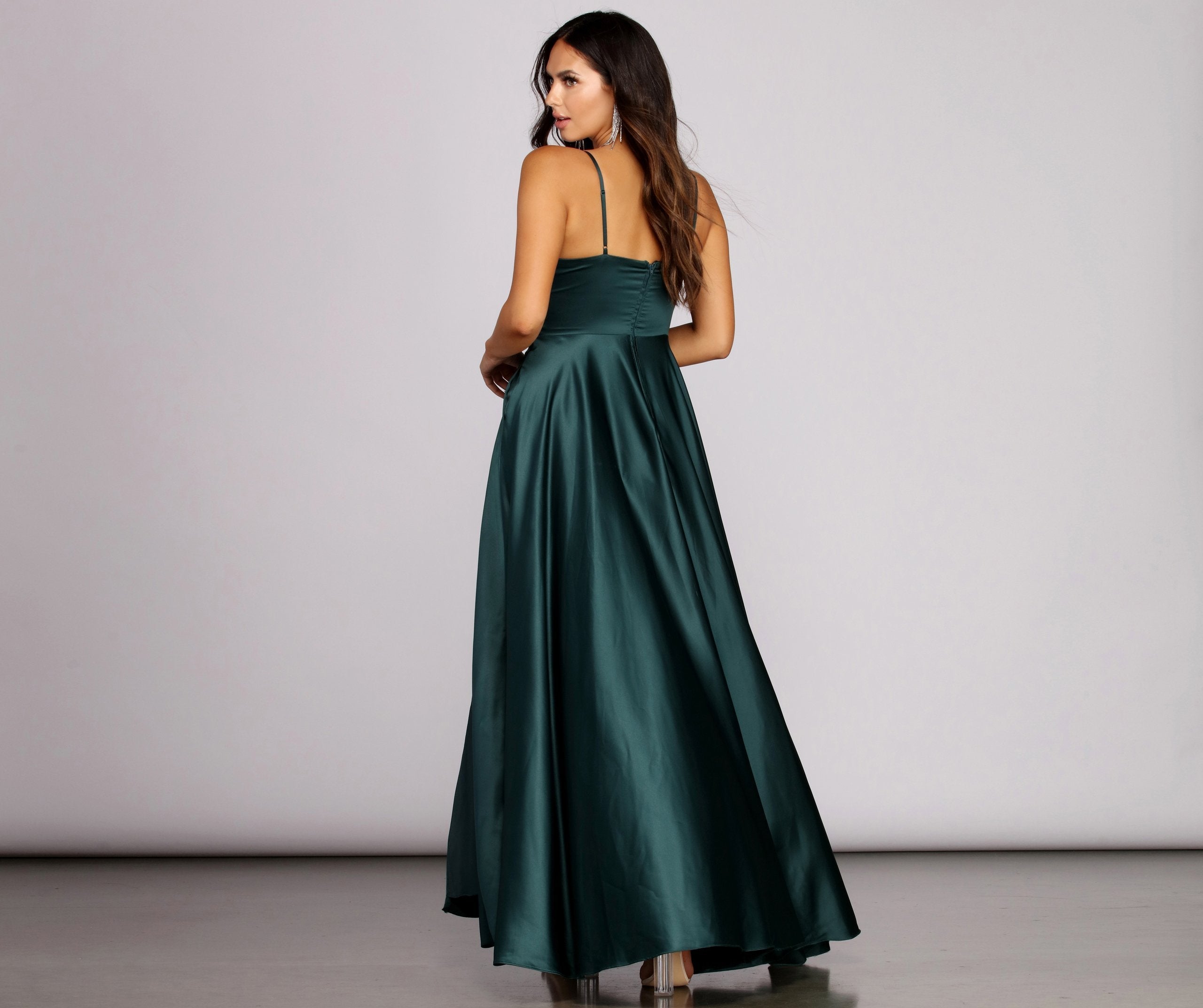 Juliet Formal High Slit Dress Oshnow