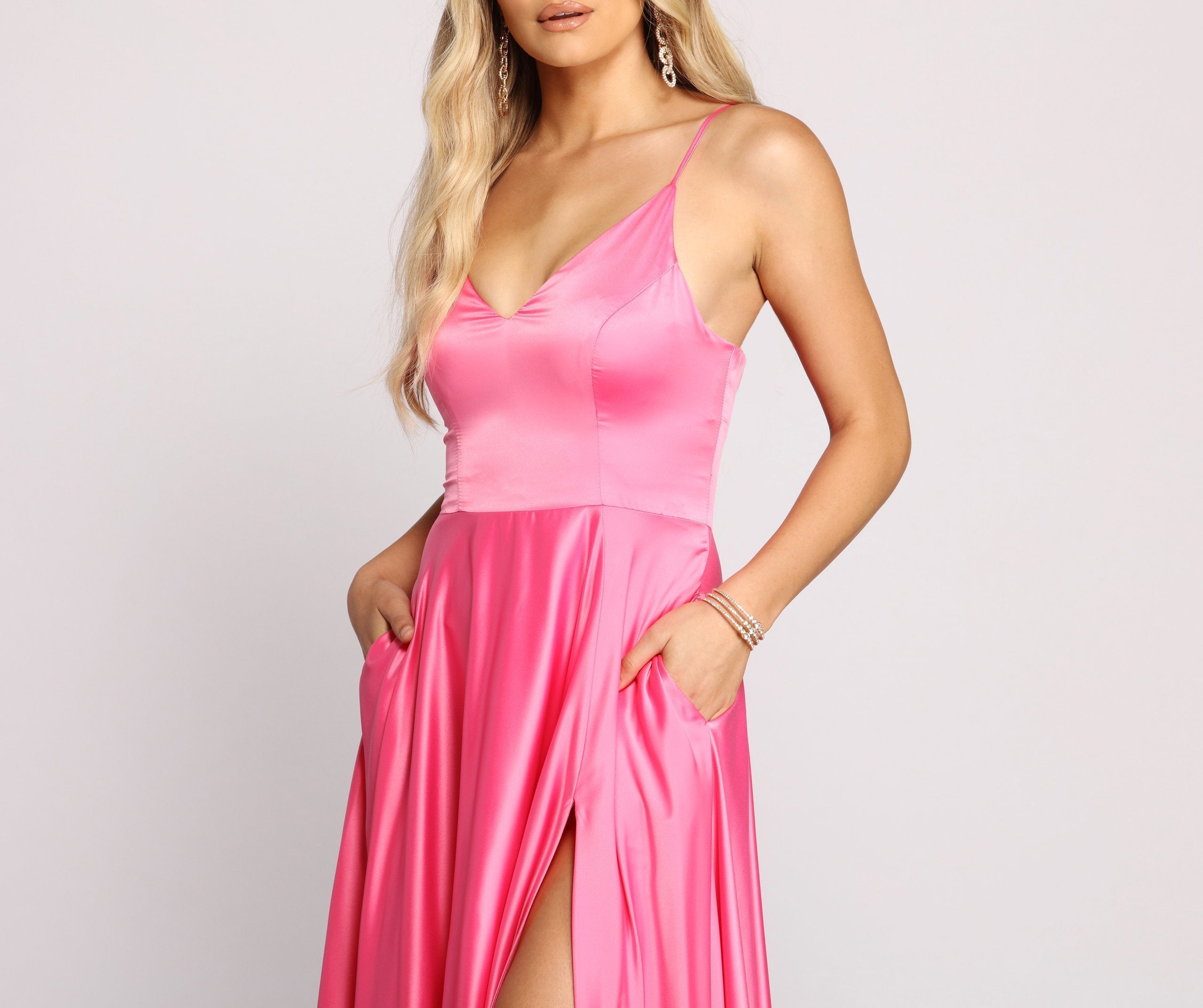 Juliet Formal High Slit Dress Oshnow