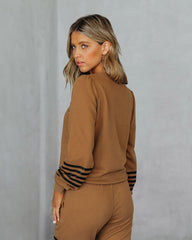 Kaily Cotton Blend Sweatshirt - Camel