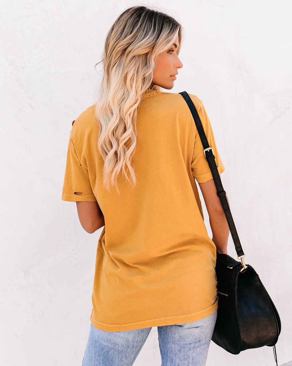 Kind Is Cool Distressed Cotton Tee Oshnow