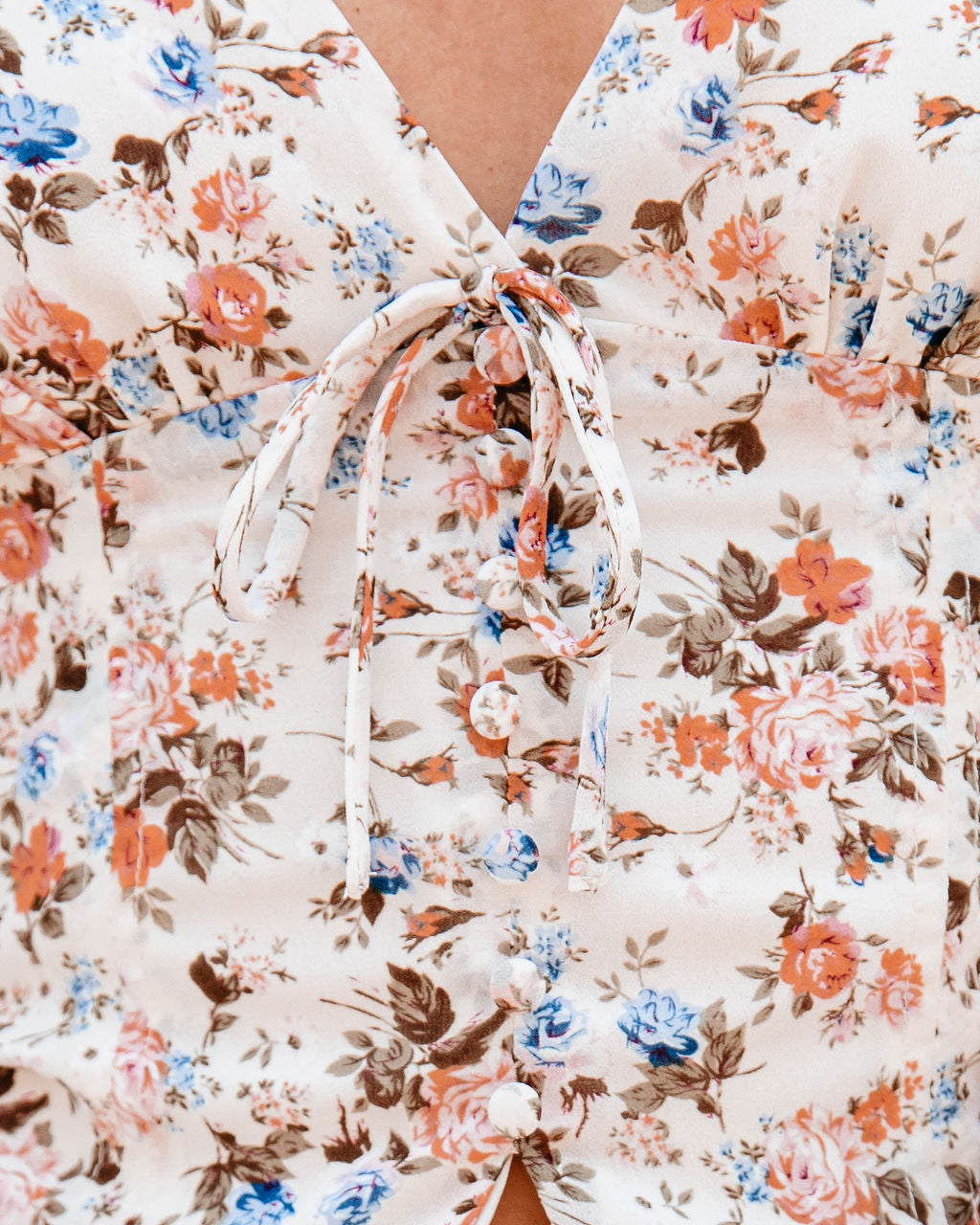 Kyler Floral Crop Blouse Oshnow