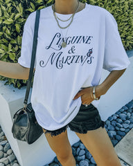 Linguine And Martinis Cotton Relaxed Tee Oshnow