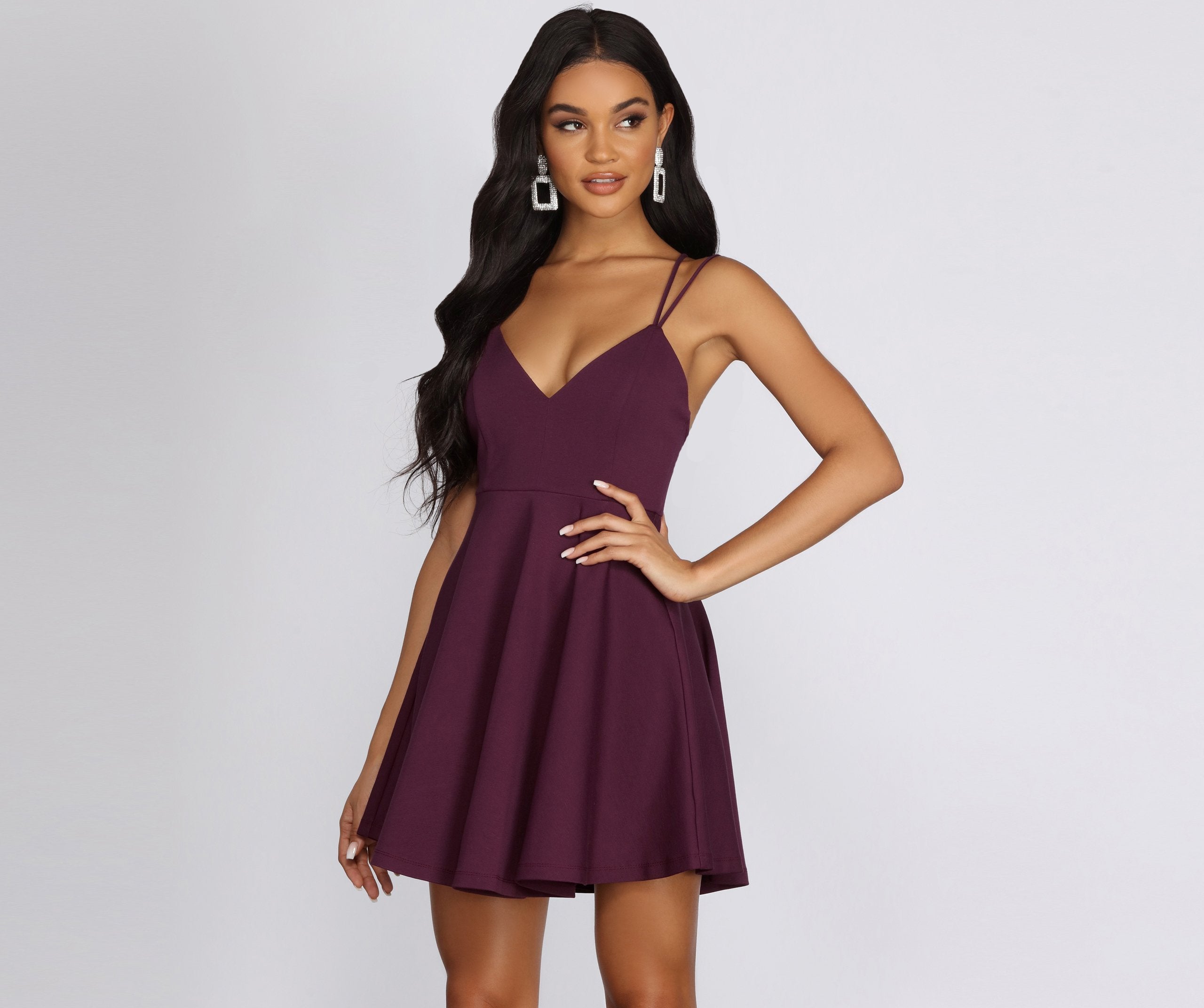 Livin' With Finesse Skater Dress Oshnow