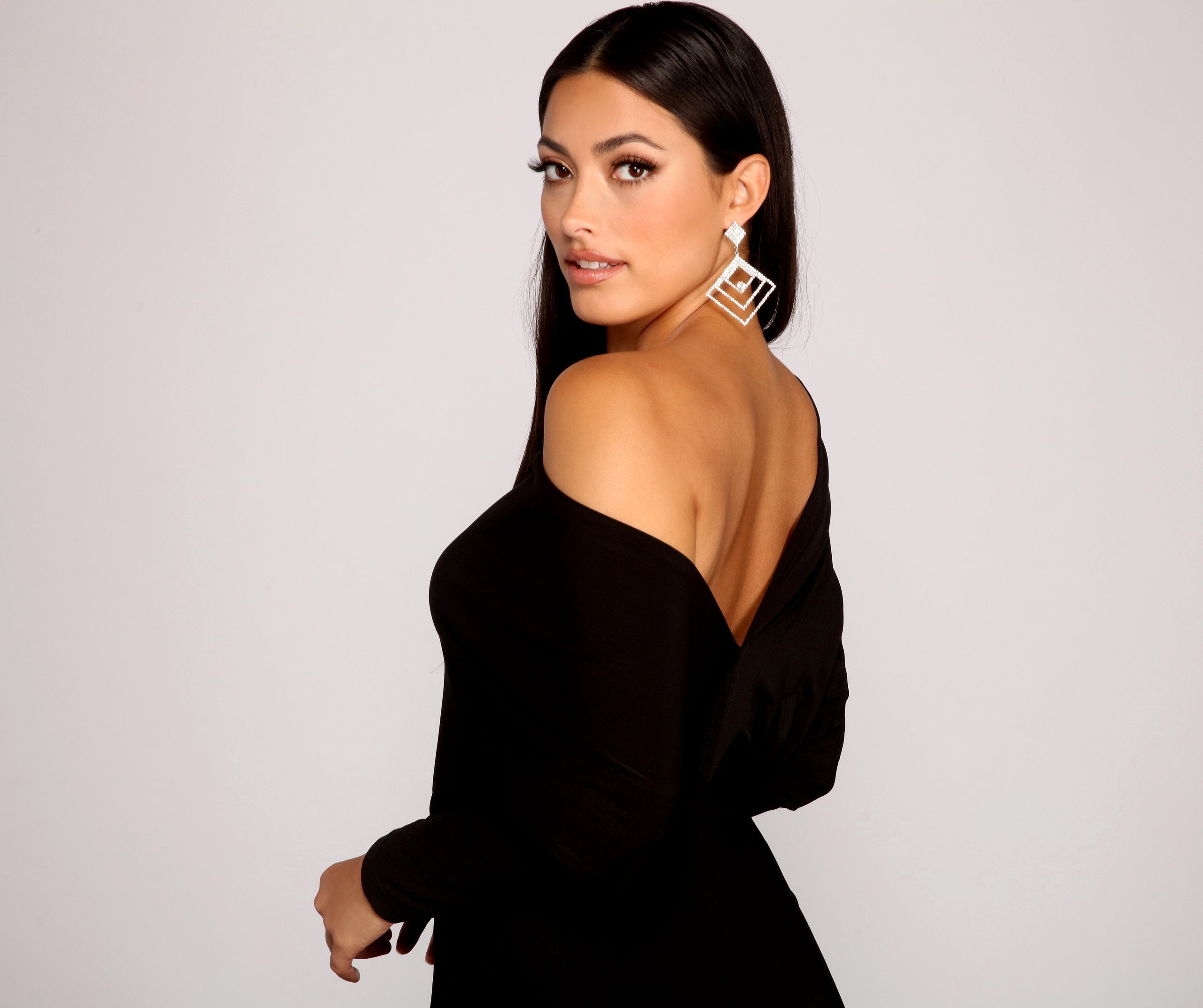 Londyn Formal High Slit Convertible Dress Oshnow Londyn Formal High Slit Convertible Dress Oshnow