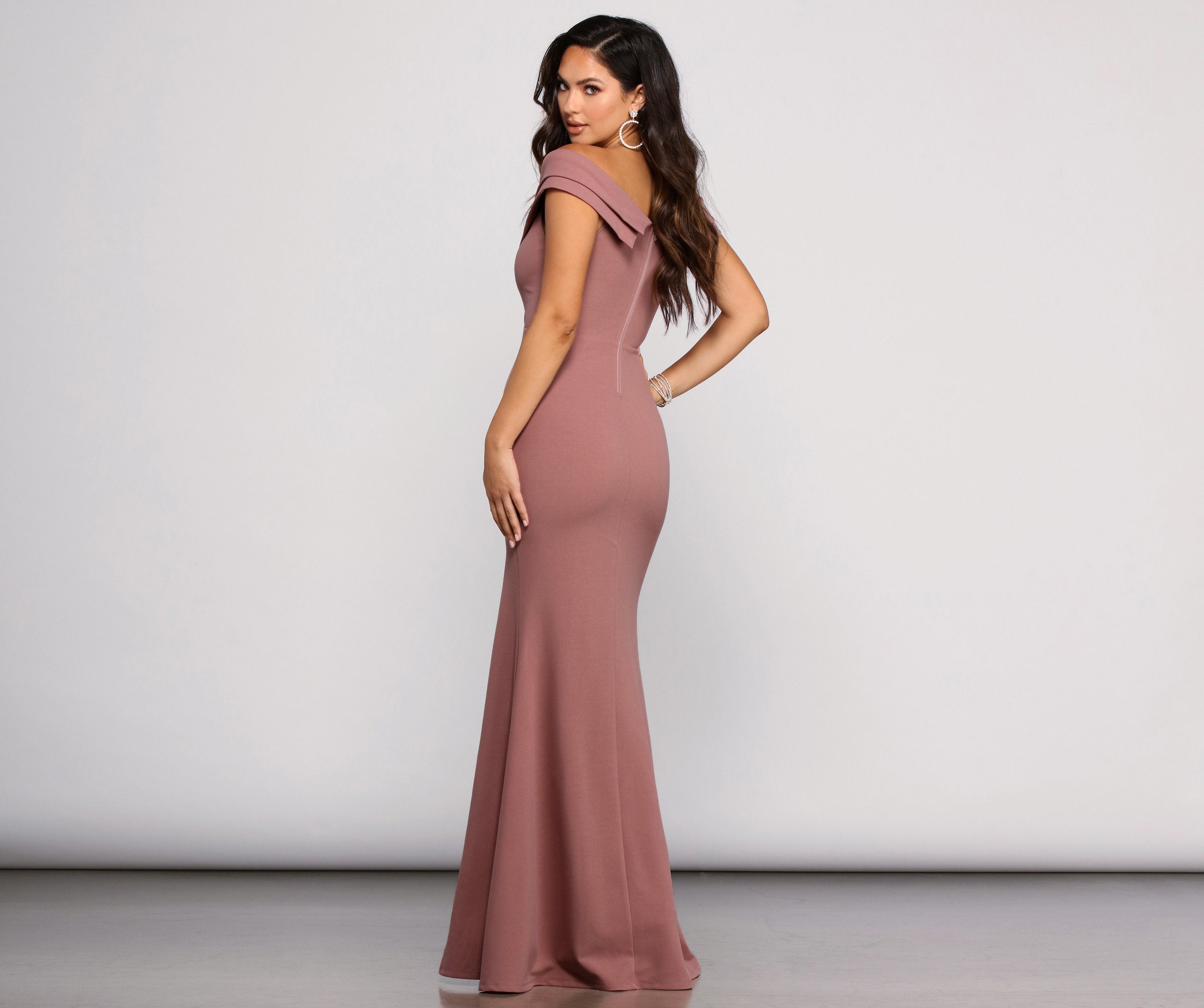 Lorena Off The Shoulder Gown Oshnow