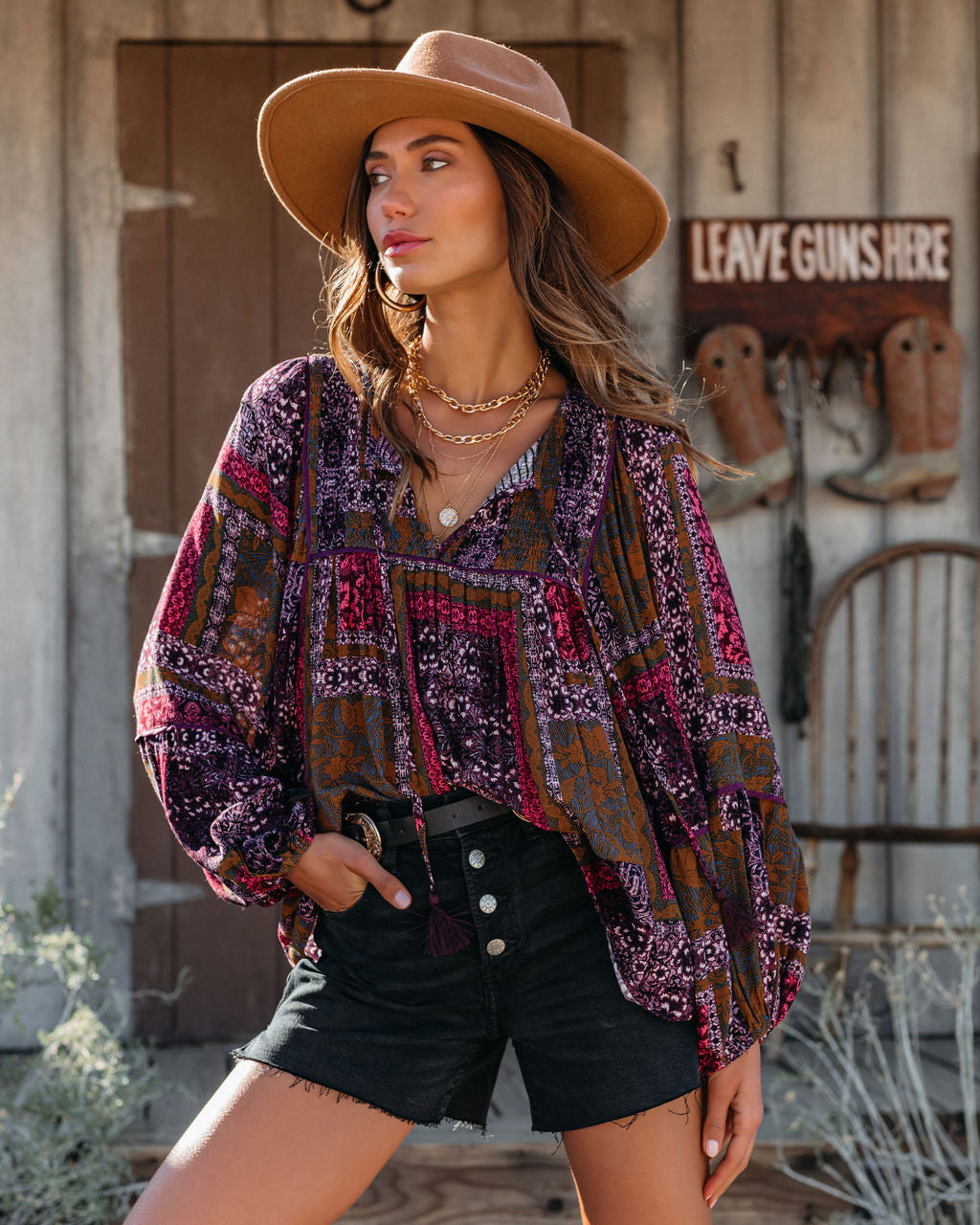 Make Magic Patchwork Tassel Top 