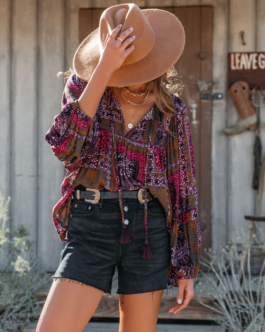 Make Magic Patchwork Tassel Top 